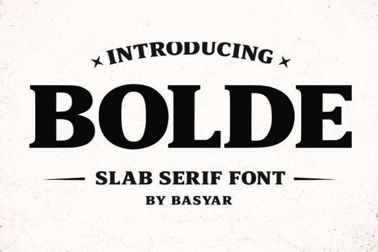 Bolde Font